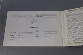 XP-5A FISHER Piston Speaker Operating #3