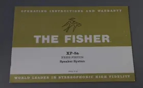XP-5A FISHER Piston Speaker Operating