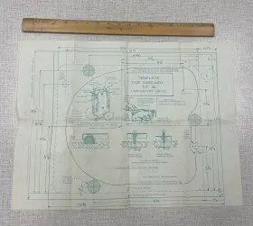 72618 GARRARD Template Auto Turntable Blueprint #3