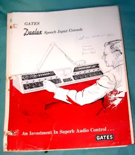 IB-2015 GATES Instruction Manual Dualux Speech Console