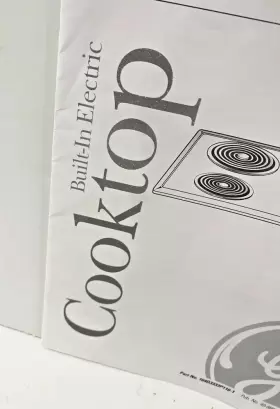 164D3333P116-1 GE Owners Manual Users Electric Cooktop Jp #2