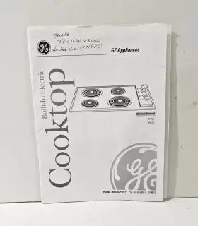 164D3333P116-1 GE Owners Manual Users Electric Cooktop Jp