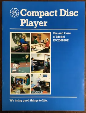 29-9824-84 GE Cd Disc Player Care Manual General Electric #2