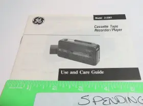318A7698-11 GE General Electric Cassette Tape Player Recorder #2