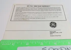 318A7698-11 GE General Electric Cassette Tape Player Recorder #3