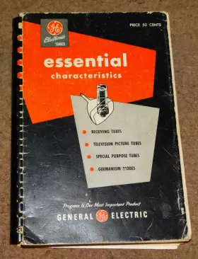 ETR-15F GE Essential Characteristics Vacuum Tube Book Great