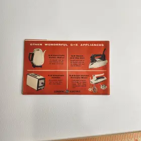 G42K GE Automatic Grill Waffle Baker Instruction Manual #2