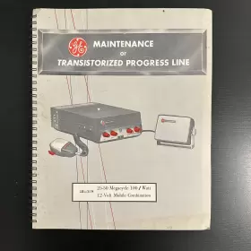 LBI-3025B GE General Electric Transistorized Progress Line