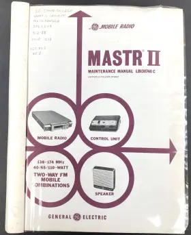 LBI30740C GE Mastr Fm Radio Mobile Combinations Manual
