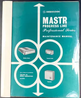 LBI3500B GE Mastr Progress Fm Radio Manual