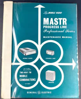 LBI3500F GE Mastr Progress Fm Radio Manual