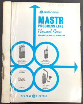 LBI4575B GE Mastr Progress Fm Radio Manual