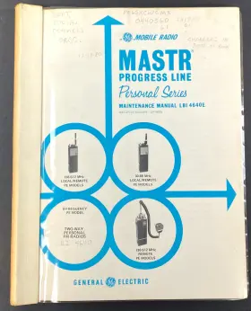 LBI4640E GE Mastr Progress Fm Radio Manual