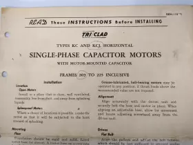 81507A GENERAL ELECTRIC Ge Repulsion Induction Capacitor #2