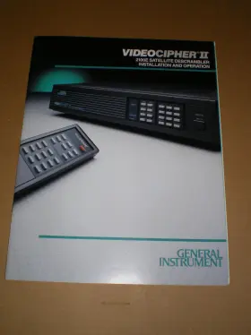 71647-1 GENERAL INSTRUMENT Operation Manual Videocypher