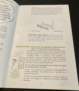175254C GIBSON Frost Refrigerator Freezer Master Manual Care #2