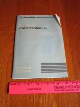 GCT1304M GOLDSTAR Tv Owners Manual Instruction Care #2