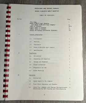 0112-0159 GOULD BIOMATION Adapter Operating Manual Schematics #3