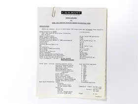 4310 H.H. SCOTT Tuner Service Bulletin Fold Schematic