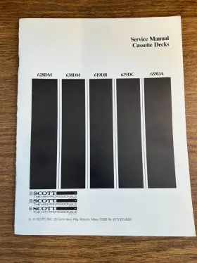 628DM H.H. SCOTT Service Manual Schematic