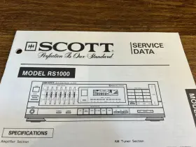 RS1000 H.H. SCOTT Receiver Service Manual Schematic