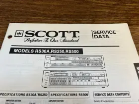 RS30A H.H. SCOTT Receiver Service Manual Schematic