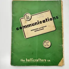 94X1381-E HALLICRAFTERS Operating Service