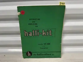 HT-40K HALLICRAFTERS Hallicrafts Halli Operating Servicing