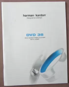 DVD-38 HARMAN KARDON Audio Video Player Hdni Operation Manual