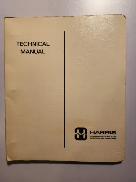 FM-1H3 HARRIS Transmitter Operation Manual