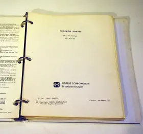 MX-15 HARRIS Fm Exciter Technical Manual #3