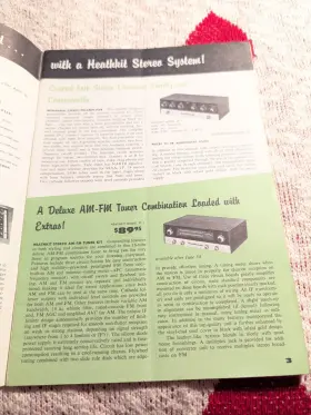 000001958 HEATHKIT Catalog Brochure Fi Amplifiers Ham Radio #2