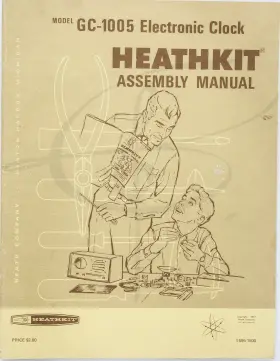 1-595-1500 HEATHKIT Manual Clock