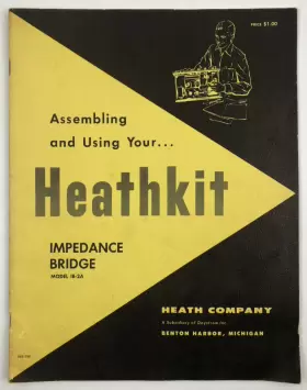 18-2A HEATHKIT Manual Assembling Impedance Bridge