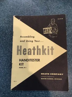 595-15 HEATHKIT Assembling Handitester Printed Kit