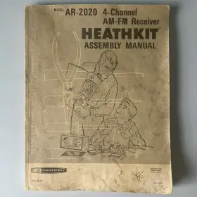 595-1524 HEATHKIT Manual Channel Am Fm Receiver
