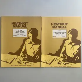 595-1804-14 HEATHKIT Manual Dual Trace Oscilloscope Operation