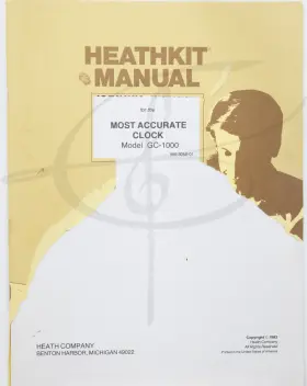 595-3050-01 HEATHKIT Accurate Clock Manual Heath