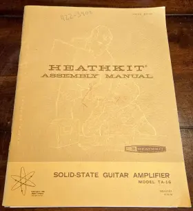 595-847-01 HEATHKIT Solid Guitar Amplifier Manual