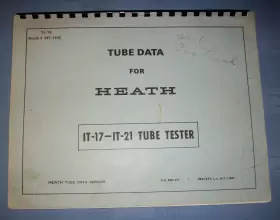 597-1442 HEATHKIT Tube Data Checker Tester Heath