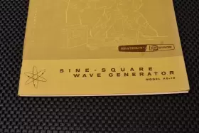 AG-10 HEATHKIT Sine Square Wave Generator Manual #2