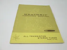 AJ-43D HEATHKIT Manual Transistor Stereo Tuner