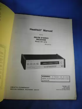AR-1219 HEATHKIT Am Fm Stereo Receiver Manual #2