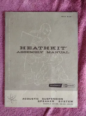 AS-2M HEATHKIT Acoustic Speaker Suspension Manual