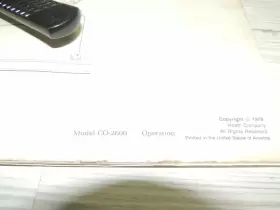 CO-2600 HEATHKIT Digital Engine Analyzer Illustration Booklet #2