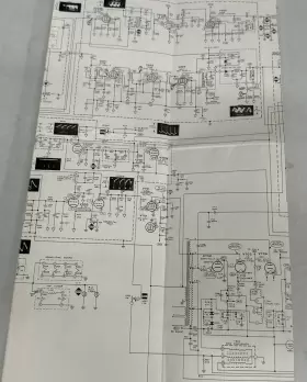 GL-651 HEATHKIT Fold Schematic Television Set Circa #3
