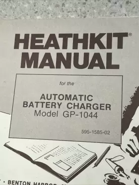 GP-1044 HEATHKIT Manual Automatic Battery Charger #2