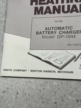 GP-1044 HEATHKIT Manual Automatic Battery Charger #3