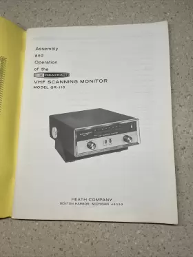 GR-110 HEATHKIT Manual Vhf Scanning Monitor #3
