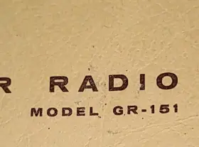 GR-151 HEATHKIT Service Manual Owners Schematic Transisistor